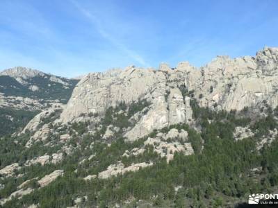 Pirámides de La Pedriza; campos de cieza parajes naturales madrid actividades en la comunidad de mad